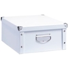 Zeller Aufbewahrungsbox Pappe,  Maße: 40 x 33 x 17 cm 17764,  Farbe: weiß