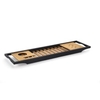 Zeller Badewannenablage,  Bambus/MDF 18972,  Farbe: schwarz