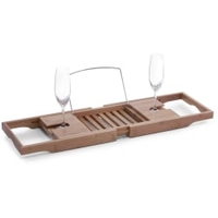 Zeller Bamboo Badewannenablage,  natur 13606,  Material: Bambus,  70-105 x 22 x 4 cm