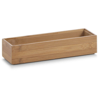 Zeller Bamboo Ordnungsbox,  stapelbar 13331,  Maße: 23 x 7, 5 x 5 cm,  Bambus