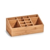 Zeller Bamboo Organizer,  25, 4 x 12 x 10 cm,  12 Fächer 25385,  Material: Bambus,  natur