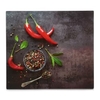 Zeller Chili Herdblende-/Abdeckplatte,  56 x 50 cm 26318,  Material: ESG-Sicherheitsglas