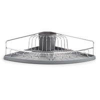 Zeller Eck-Geschirrabtropfständer 14704,  Maße: ca.40 x 40 x 11 cm