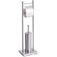 Zeller Edelstahl WC-Garnitur 18414,  Maße: 22 x 18 x 76 cm,  silber