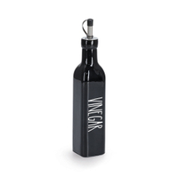 Zeller Essigflasche,  Glas/Metall 19646,  Fassungsvermögen: 270 ml