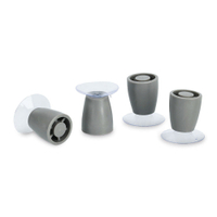 Zeller Füße für Herdabdeckplatte,  4-teiliges Set 26340,  1 Set = 4 Füße