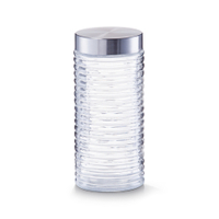 Zeller gerillt Vorratsglas 19772,  Fassungsvermögen: 1400 ml