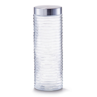 Zeller gerillt Vorratsglas 19773,  Fassungsvermögen: 2000 ml