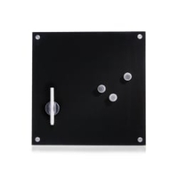 Zeller Glas Memoboard 11602,  Maße: 40 x 40 cm,  schwarz