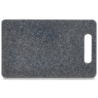 Zeller "Granitoptik" Schneidebrett 26055,  Maße: 25 x 15 x 0, 8 cm,  anthrazit