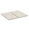 Zeller Herdabdeck-/Schneideplatten Terazzo,  2-teiliges Set 26334,  1 Set = 2 Herdabdeck-/Schneideplatten