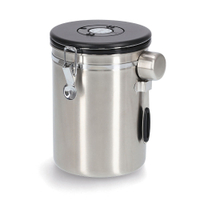Zeller Kaffeedose mit Löffel,  Edelstahl/Kunststoff 27368,  Fassungsvermögen: 2800 ml