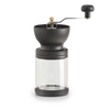 Zeller Kaffeemühle,  Glas,  Kunststoff,  schwarz,  Ø 8, 5 cm 19672,  Maße (L x B x H): ca. Ø 8, 5 x 20, 5 cm