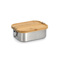 Zeller Lunchbox mit Clipverschluss,  Edelstahl 19372,  Fassungsvermögen: 770 ml