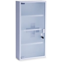 Zeller Medizinschrank,  weiß 18122,  Material: Metall,  30 x 12 x 60 cm