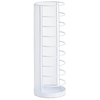 Zeller Mesh Schirmständer 17715,  Maße: Ø 14 x 40, 5 cm,  weiß