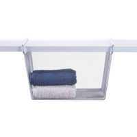 Zeller Mesh Unter-Fachbodenregal,  grau 17753,  Maße: 29 x 26 x 19 cm