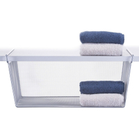Zeller Mesh Unter-Fachbodenregal,  grau 17754,  Maße: 42, 5 x 26 x 19 cm