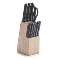 Zeller Messerblock,  13-tlg. 24558,  Maße: 9 x 12 x 32, 5 cm