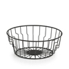 Zeller Obstkorb,  Metall,  schwarz,  Ø 24 cm 27410,  Maße (L x B x H): ca. Ø 24 x 9, 5 cm