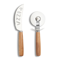 Zeller Pizza-Schneide-Set,  2-teilig 25592,  1 Set