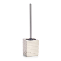 Zeller "Schiefer" WC-Bürste 18824,  Maße: ca. 9, 5 x 9, 5 x 38, 5 cm,  beige
