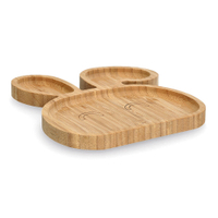 Zeller Snackteller,  Bambus 25641,  Form: Hase