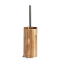 Zeller Toilettenbürste,  Akazienholz,  Kunststoffgriff,  Ø 10 cm 18687,  Maße (L x B x H): ca. Ø 10 x 36 cm