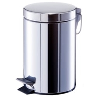 Zeller Treteimer,  3 Liter 18433,  Maße (Ø x H) 16, 9 x 25, 5 cm,  Edelstahl
