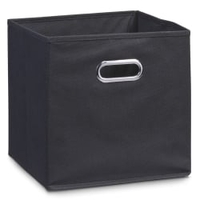 Zeller Vlies Aufbewahrungsbox 14113,  Farbe: Schwarz