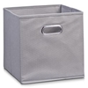 Zeller Vlies Aufbewahrungsbox 14130,  Farbe: grau,  28 x 28 x 28 cm