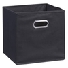 Zeller Vlies Aufbewahrungsbox 14133,  Farbe: schwarz,  28 x 28 x 28 cm