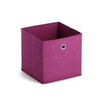Zeller Vlies Aufbewahrungsbox 14135,  Farbe: lila,  28 x 28 x 28 cm