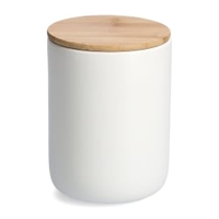 Zeller Vorratsdose mit Bambusdeckel,  Steingut 19858,  1540 ml
