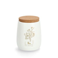 Zeller Vorratsdose mit Korkdeckel,  750 ml 19385,  Motiv: Tea