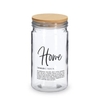 Zeller Vorratsglas Home mit Bambusdeckel,  1000 ml 19473,  Maße (L x B x H): 10 x 10 x 19, 5 cm