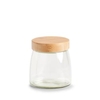 Zeller Vorratsglas mit Bambusdeckel 19560,  Fassungsvolumen: 950 ml