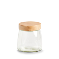 Zeller Vorratsglas mit Bambusdeckel 19560,  Fassungsvolumen: 950 ml