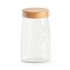 Zeller Vorratsglas mit Bambusdeckel 19562,  Fassungsvolumen: 1600 ml
