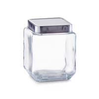 Zeller Vorratsglas mit Edelstahldeckel 19907,  Fassungsvermögen: 1100 ml
