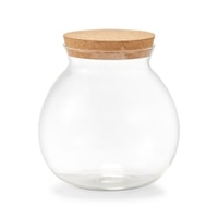 Zeller Vorratsglas mit Korkdeckel,  rund 19679,  Maße: Ø 15, 1 x 15, 7 cm,  1700 ml