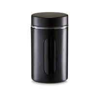 Zeller Vorratsglas,  schwarz 19796,  Fassungsvermögen: 900 ml