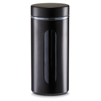 Zeller Vorratsglas,  schwarz 19797,  Fassungsvermögen: 1200 ml