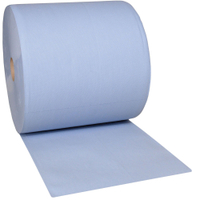 zetPutz Multiclean Putztuchrolle,  3-lagig,  blau 11452-12,  1 Paket = 1 Rolle