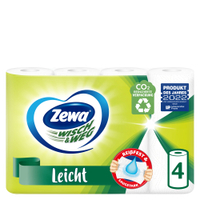 Zewa Küchenrolle Wisch&Weg Leicht 39790,  1 Packung = 4 Rollen x 48 Blatt