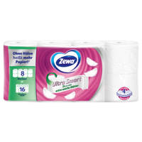 Zewa Toilettenpapier Ultra Smart,  4-lagig 488979,  1 Packung = 8 Rollen à 280 Blatt