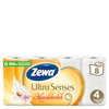 Zewa Ultra Senses Mandelmilch Toilettenpapier 29276,  1 Packung = 8 Rollen à 135 Blatt