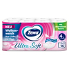 Zewa Ultra Soft Toilettenpapier,  4-lagig mit Strohanteil 39107,  1 Packung = 16 Rollen à 150 Blatt
