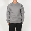 Carhartt WIP Chase Sweat - Dark Grey Heather / Gold S