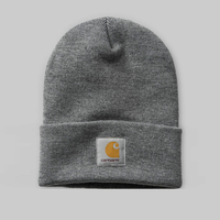 Carhartt WIP Short Watch Hat - Dark Grey Heather Onesize